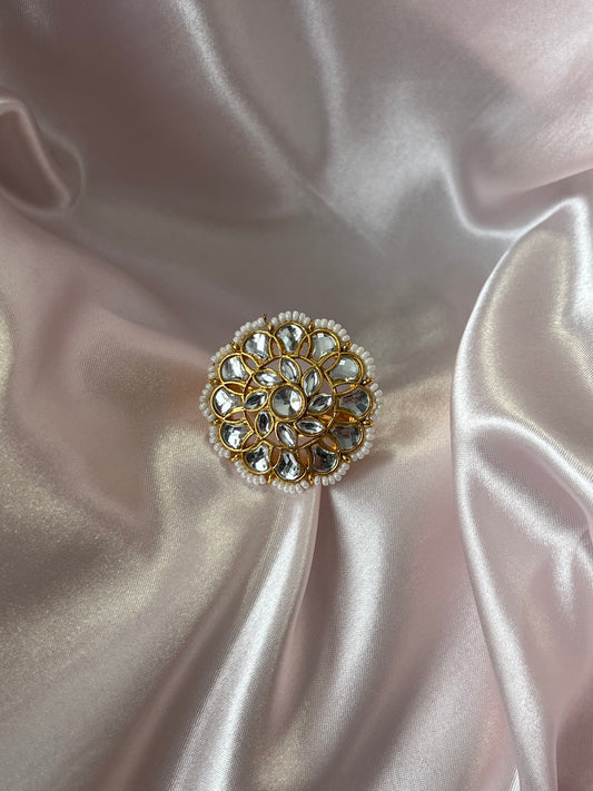 Anika Floral Gold Ring