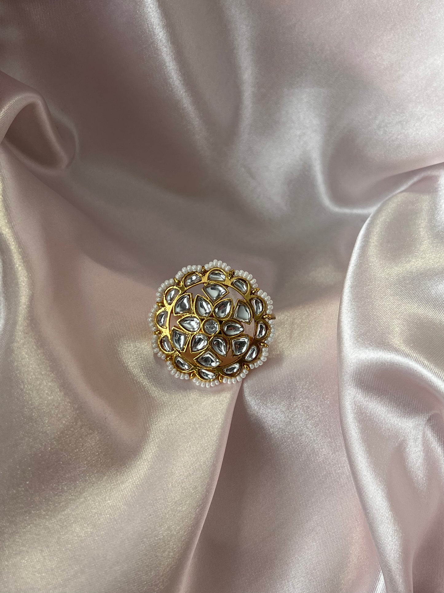 Zara Floral Gold Ring