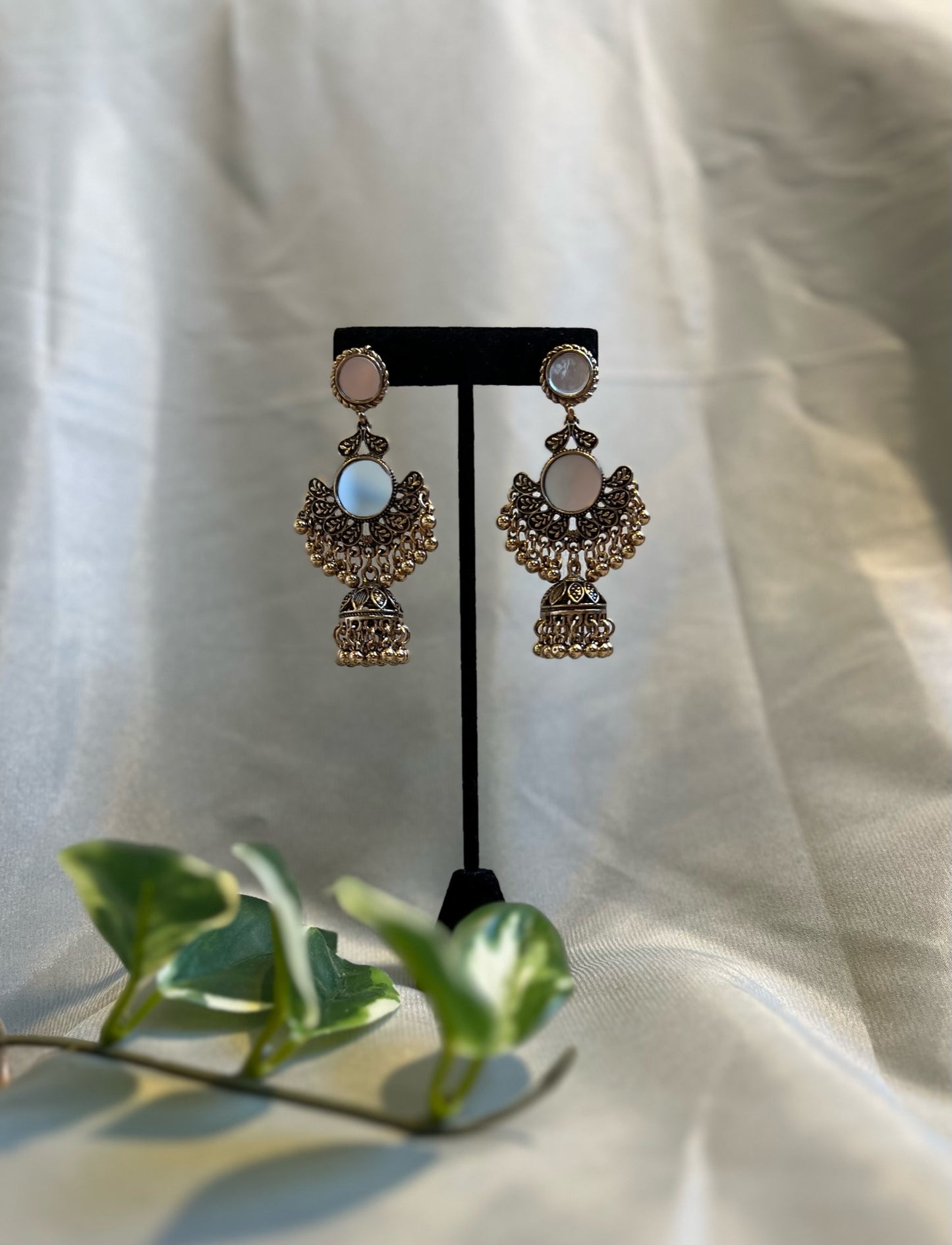 Muskaan Oxidized Jhumkas